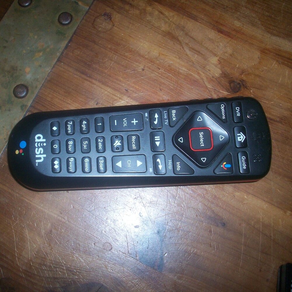 Dish Network 218252 Google Voice Satellite Remote Control Hopper 54.0 Joey,testd